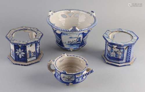 4x 18th Century Frisian Fayence