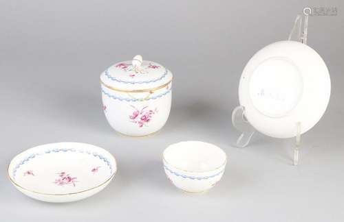 4x MOL Loosdrecht porcelain