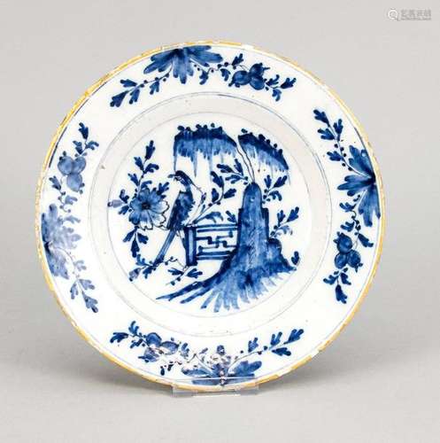 18th century Delft Fayence plate