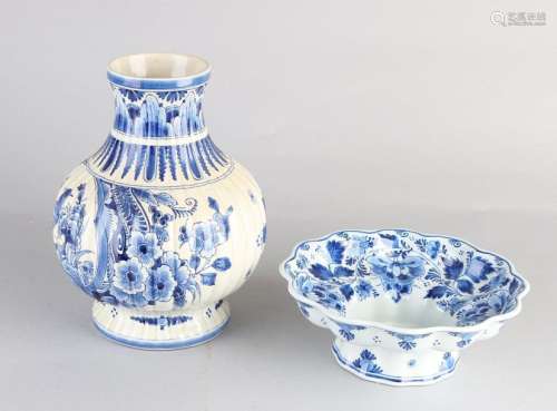 2x Delft Fayence