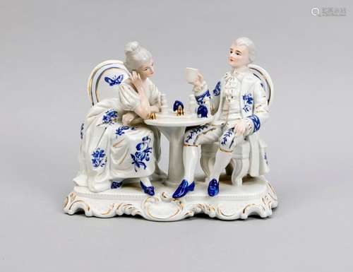 Old porcelain group of figures