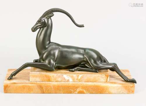 Bronze figure, Antelope