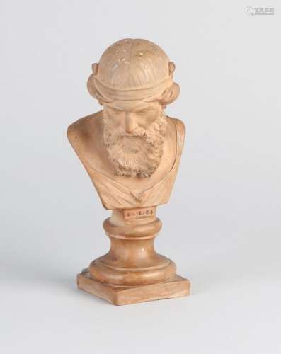 Plato terracotta bust