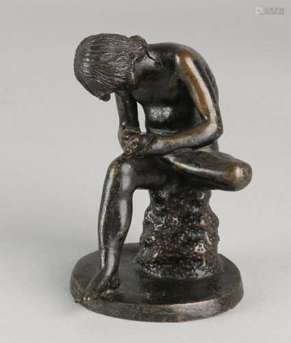 Antique bronze figure, 1920