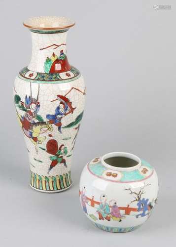 Cantonese vase + ginger jar