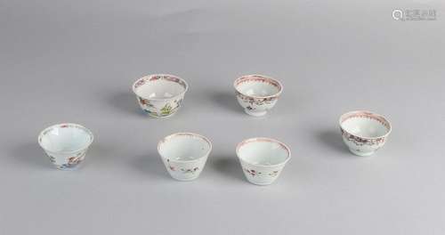 Various Chinese cups (6x)