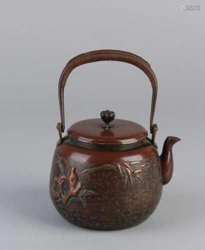 Chinese copper kettle, early 20th century