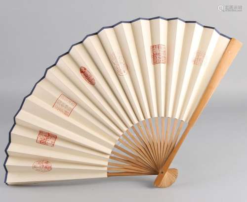 Chinese bamboo fan