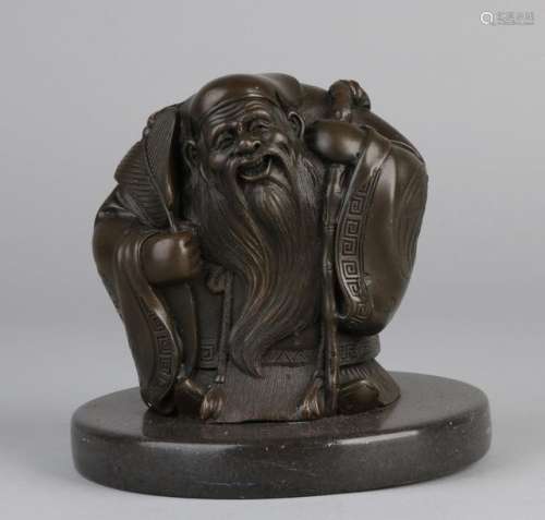 Bronze statue, Chinese old wise man