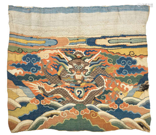 A kesi 'dragon' table frontal  Ming Dynasty
