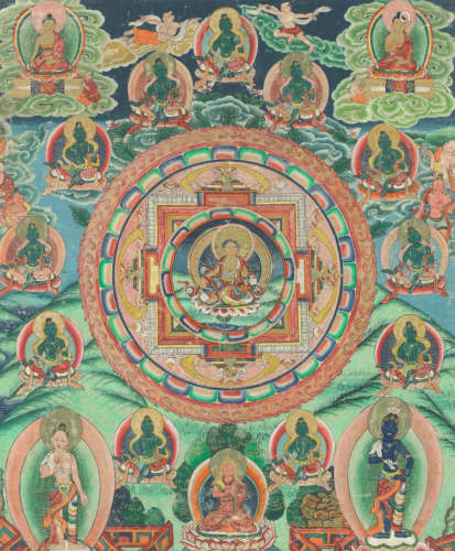 A mandala of Tara  Tibet, 19th/20th century