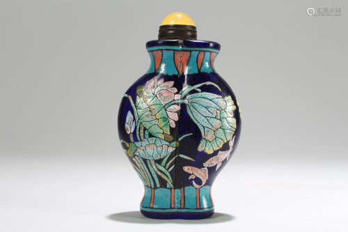 An Estate Chinese Duo-handled Fortune Snuff…