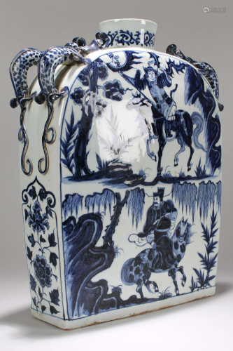 An Estate Chinese Duo-handled Blue and Wh…