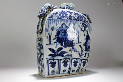 A Chinese Story-telling Estate Blue and Wh…
