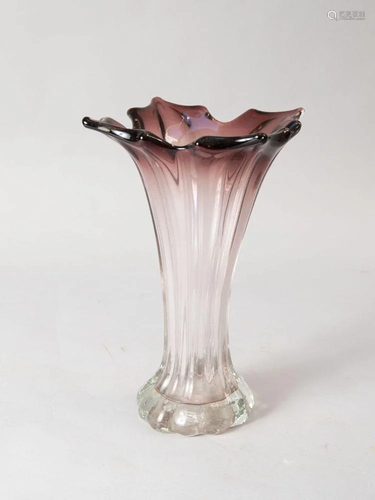 Murano glass vase