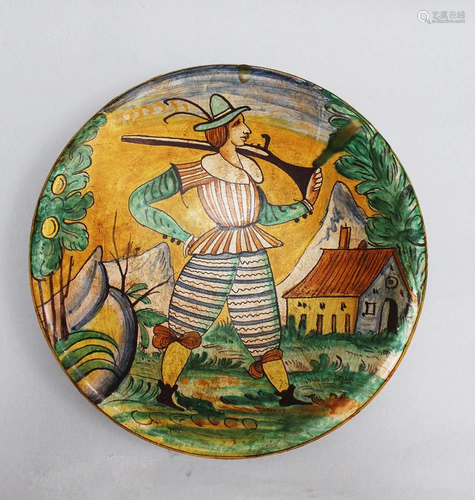 Montelupo ceramic dish