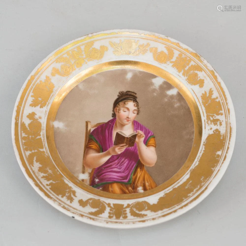 Paris Saint Denis porcelain dish