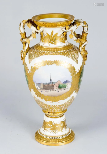 Royal Copenhagen porcelain vase