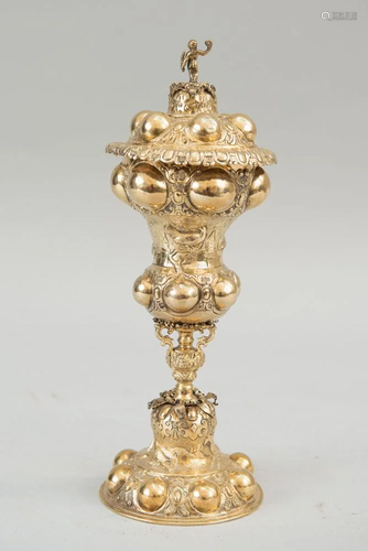 Augsburg Silver Akelei Goblet