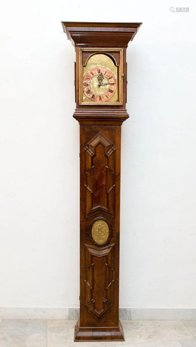 Longcase clock in baroque manner