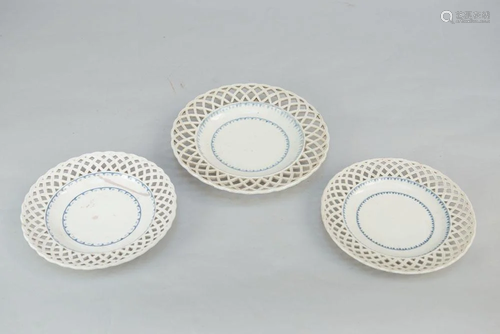 Three Vienna porcelain dishes