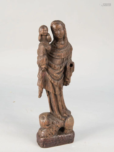 Central European Madonna in Medieval style