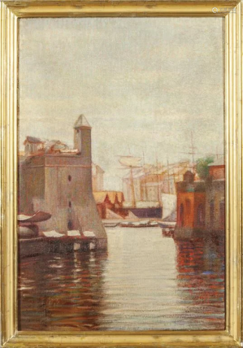 LAZZARO LUXARDO (1865-1949) Il porto di