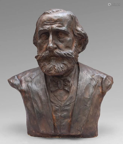 Giuseppe Verdi, scultura in terracotta h.c…