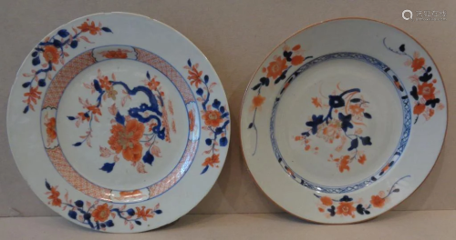 Due piatti in porcellana Imari