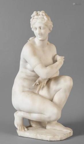 Venere, scultura in marmo sec.XIX cm. 24x h.