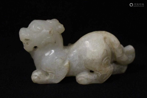 Chinese jade carved qilin