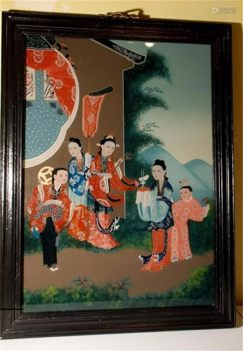 Early 19th Century Chinese Reverse Painting …