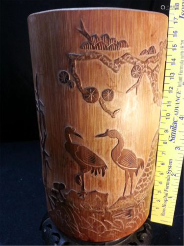 Bamboo carving