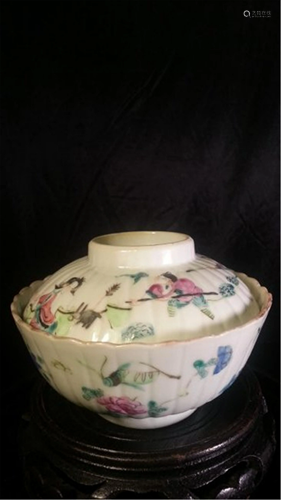 Antique Chinese Famille Rose Porcelain Tea …