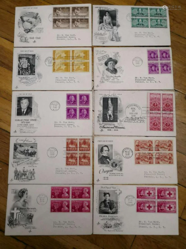 U S A FIRST DAY ISSUE STAMPS