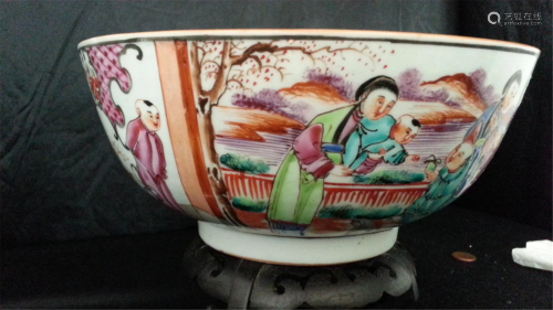 ?Antique Chinese Famille Rose Porcelain Bow…