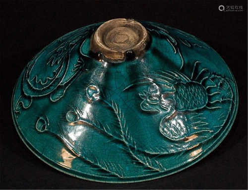 Chinese Blueish-Green bowl