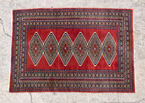 Geometric Tribal Hamedan Persian Rug 50