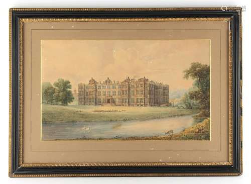 Property of a deceased estate - Wheatley (English, 19th century) - LONGLEAT HOUSE - watercolour, 9.