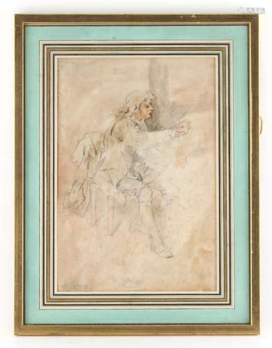 Property of a deceased estate - Richard Parkes Bonnington (1802-1828), attributed to - A SEATED