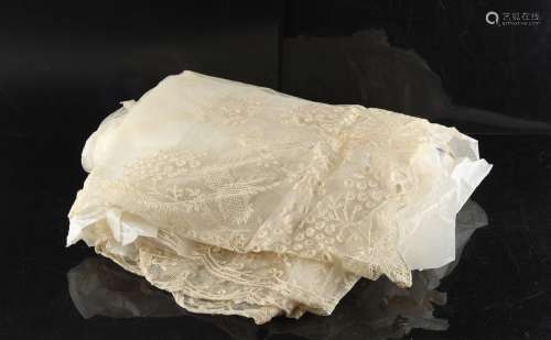 Property of a lady - an antique Honiton lace veil.