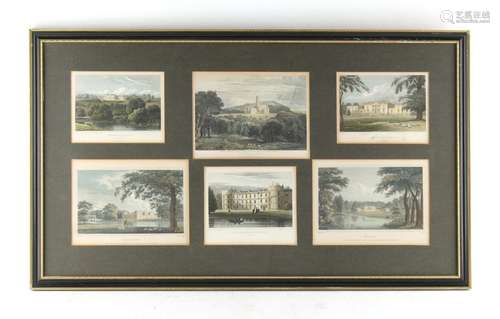 Property of a deceased estate - a group of six 19th century engravings depicting well known