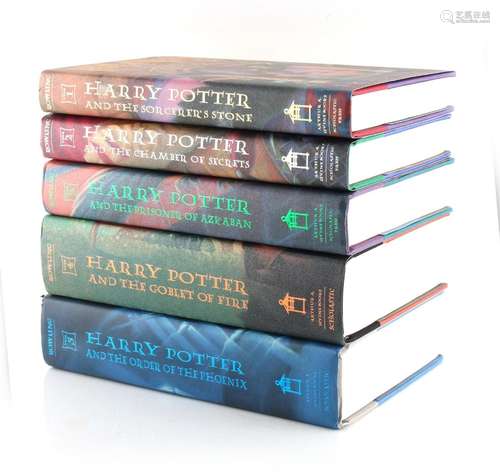 Property of a lady - ROWLING, J.K. - Harry Potter - five first American editions, comprising '