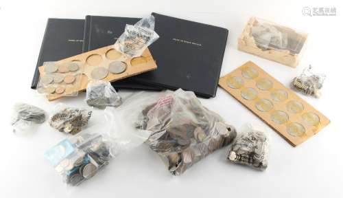 Property of a deceased estate - a quantity of assorted coins, mostly GB, including three 1967 'Coins