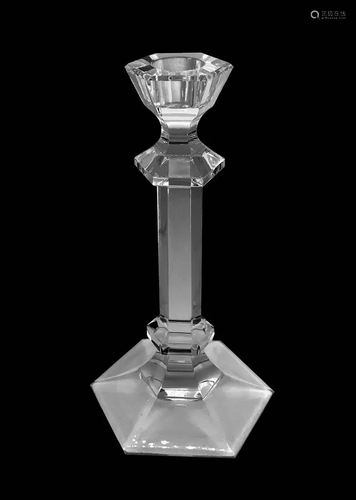 Candle holder in Saint Louis crystal. H 23 …