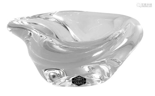 Saint Louis crystal ashtray. Cm 21x20