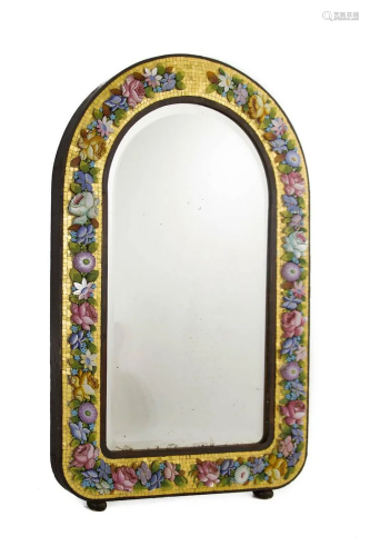 Venetian mirror with polychromatic glass mosai…