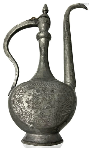 Metal alloy with silver teapot. Afghanistan,…