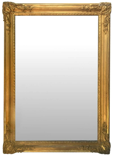 Mirror in gilded wood, XIX century. 123x…