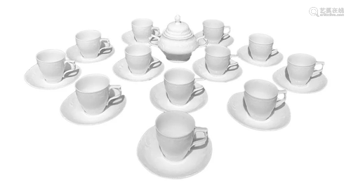 Coffee set Rosenthal porcelain, Classic Sanssouci.